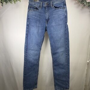 Levis 506 Jeans Women's 30x32 (28x31) Blue Straight Stretchy Midrise